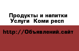 Продукты и напитки Услуги. Коми респ.